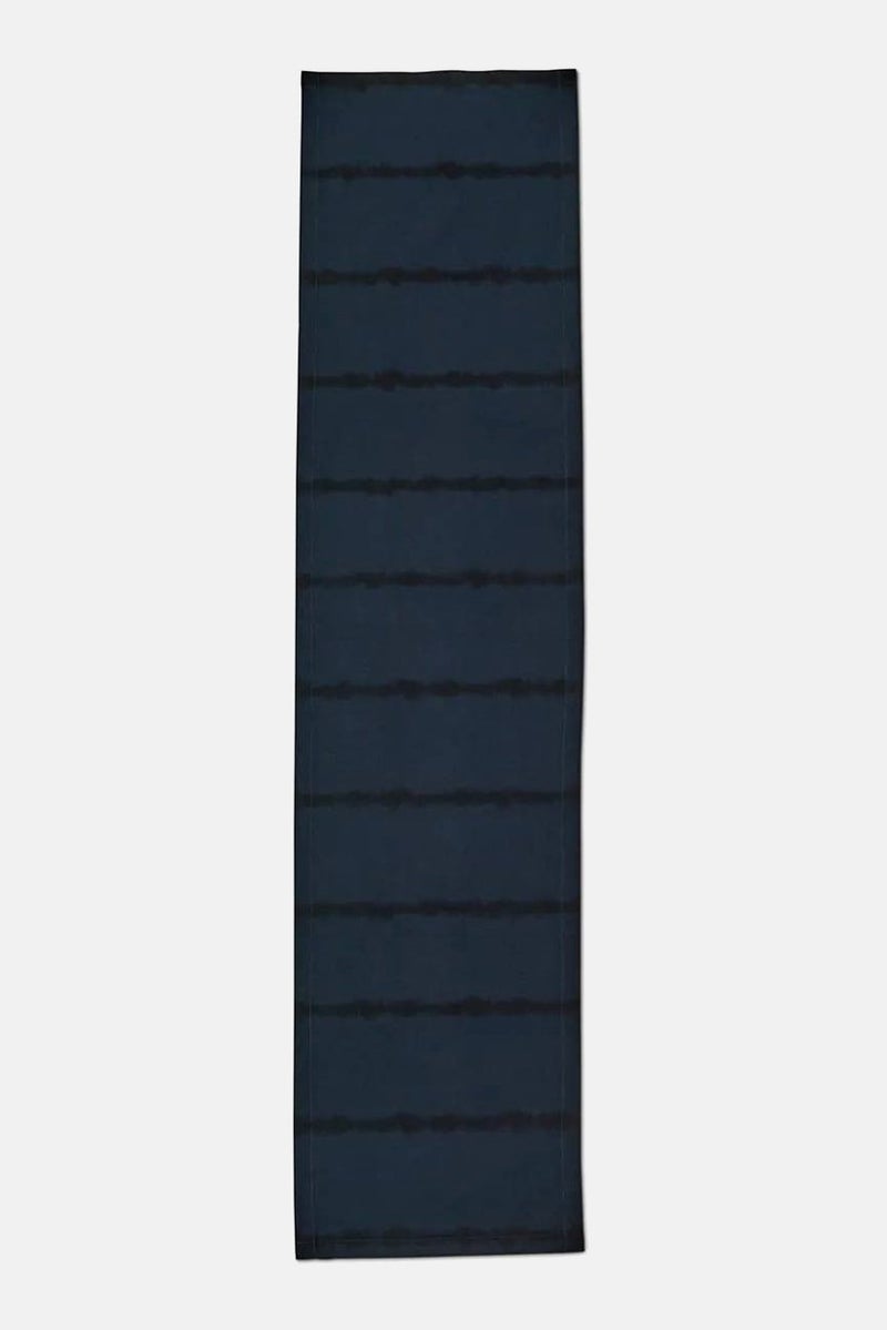 Tchibo Table Runner Batik Stripes 40 x 180 cm, Navy Blue - Image 3